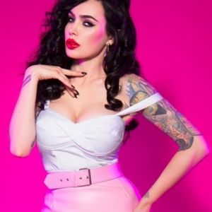 Pinup Couture Deadly Dames Vamp Top